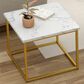 Golden Wave Furniture Driscoll End Table in Gray, White and Gold, , large