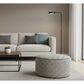 Howard Elliott Furley Short Pouf in Grey, , large