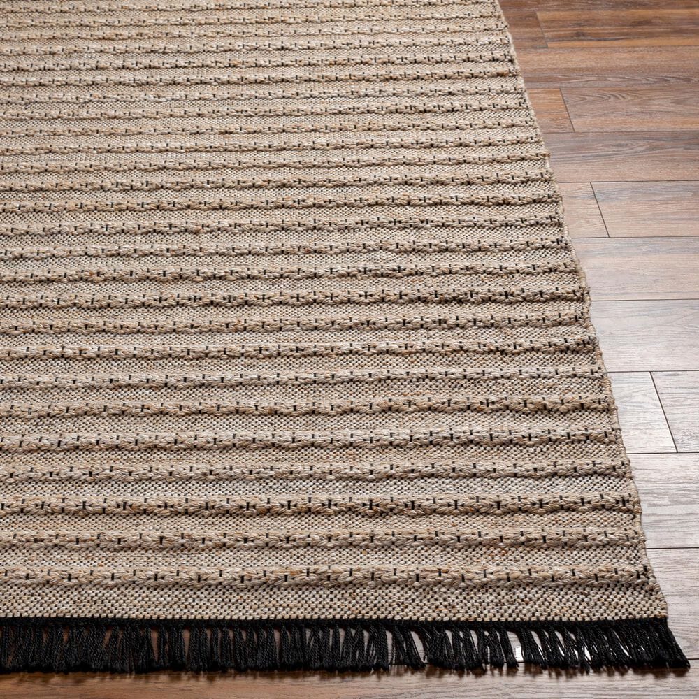 Surya Azalea 5&#39; x 7&#39;6&quot; Taupe, Brown, Black and Charcoal Area Rug, , large