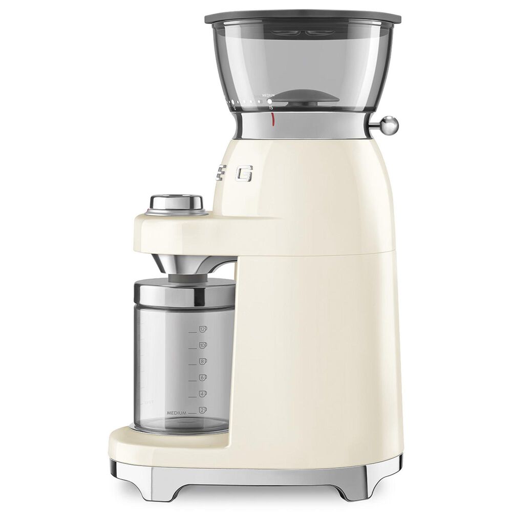 SMEG Conical Burr Coffee Grinder in Cream, , large