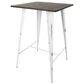 Lumisource Oregon Pub Table in Espresso and Vintage White, , large