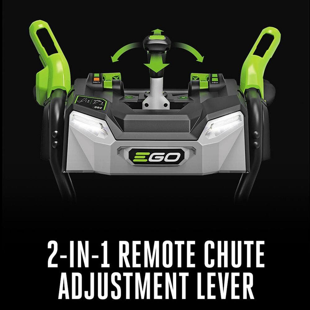 EGO 24&quot; Self-Propelled 2-Stage XP Snow Blower in Gray, &#40;2&#41; 10.0Ah Batteries and Dual Port Charger Included, , large