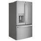 GE Appliances 27.8 Cu. Ft. French Door Refrigerator with TwinChill Evaporators in Stainless Steel, , large