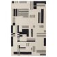 Feizy Maguire 8903F 3"6" x 5"6" Ivory and Black Area Rug, , large