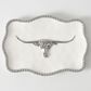 Pampa Bay Longhorns Small Tray in White and Silver, , large