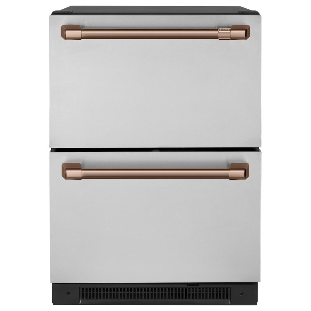 Cafe Undercounter Refrigeration Handle Kit in Brushed Copper, , large