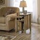 Sauder Dakota Pass Side Table in Craftsman Oak, , large