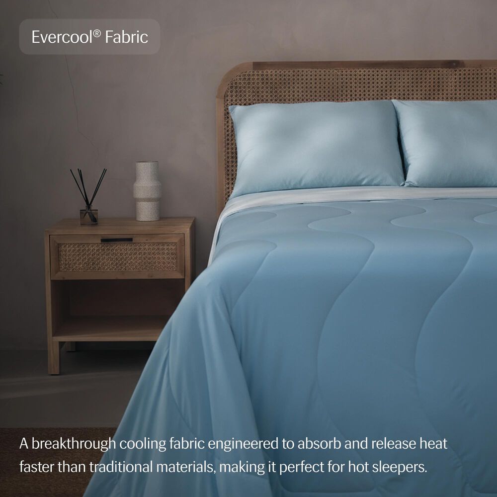 Rest Evercool Twin/Twin XL Comforter in Aqua Blue, , large