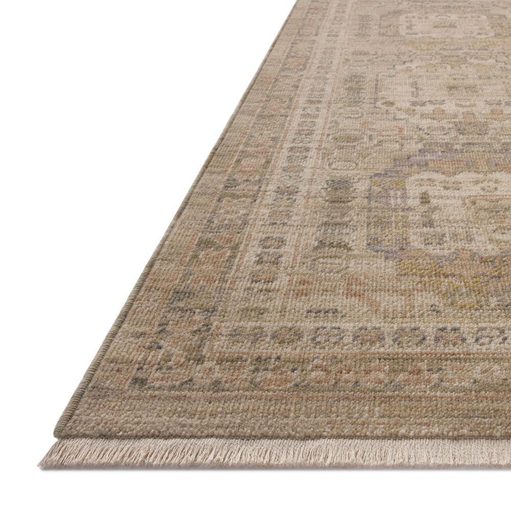 Loloi Reign Linen and Lilac 12'7" Square Area Rug, , large