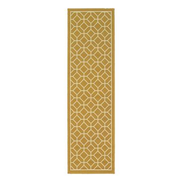 Oriental Weavers Riviera 4771H 2"3" x 7"6" Gold Runner, , large