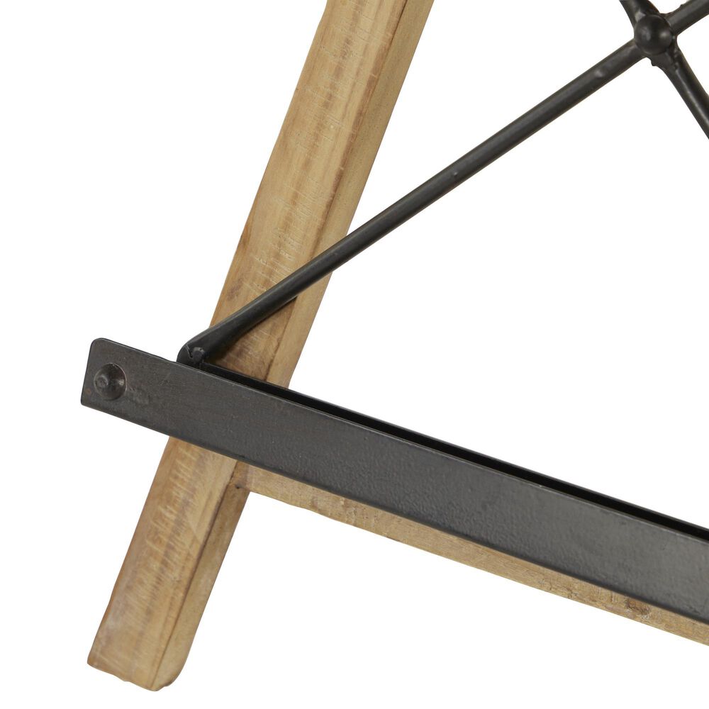 Maple and Jade Industrial Easel in Light Brown and Black, , large