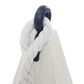 Maple and Jade 3-Piece Buoy Decorative Sculpture Set with Rope in Distressed White and Navy Blue, , large