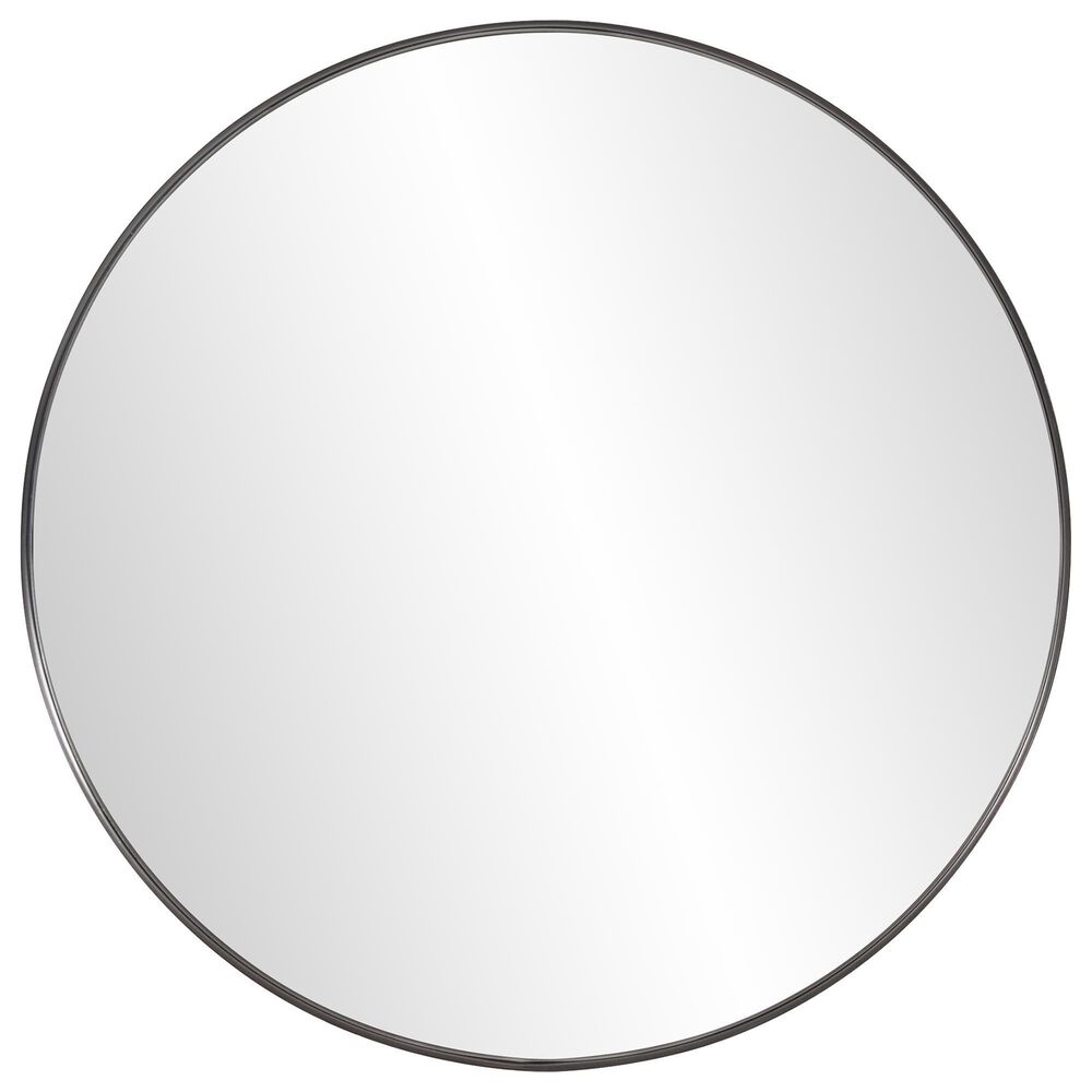 Howard Elliott Steele Round Mirror in Black, , large