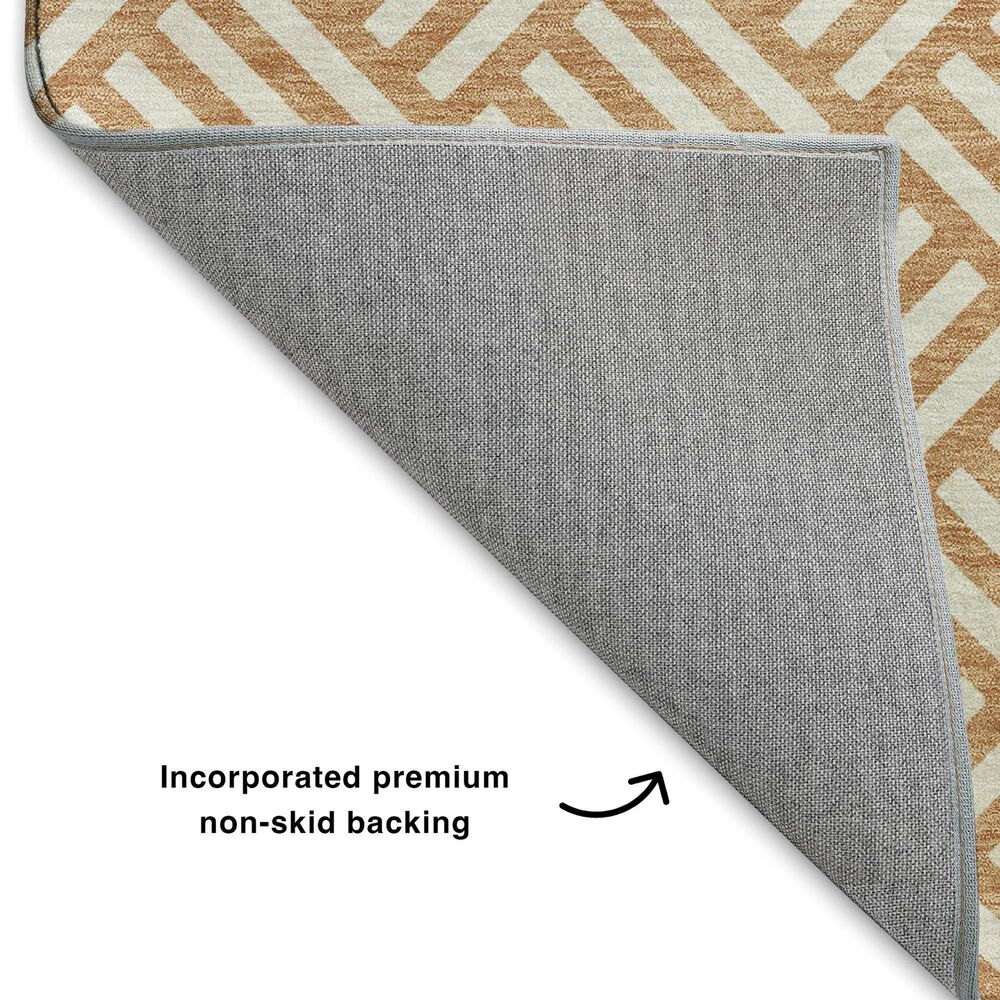 Dalyn Rug Company The Reserve TR3 Copper 2&#39;3&quot; x 7&#39;6&quot; Indoor/Outdoor Runner, , large
