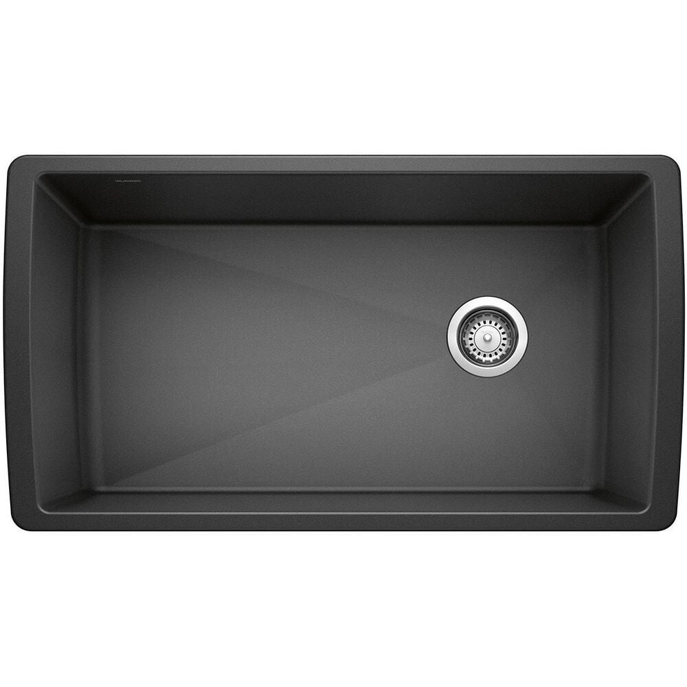 Blanco Diamond Super Single Bowl Kitchen Sink in Anthracite, , large