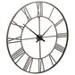 Ashley Paquita Wall Clock in Antique Silver, , large