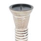 Maple and Jade Candle Holder in White Washed and Natural (Set of 3), , large