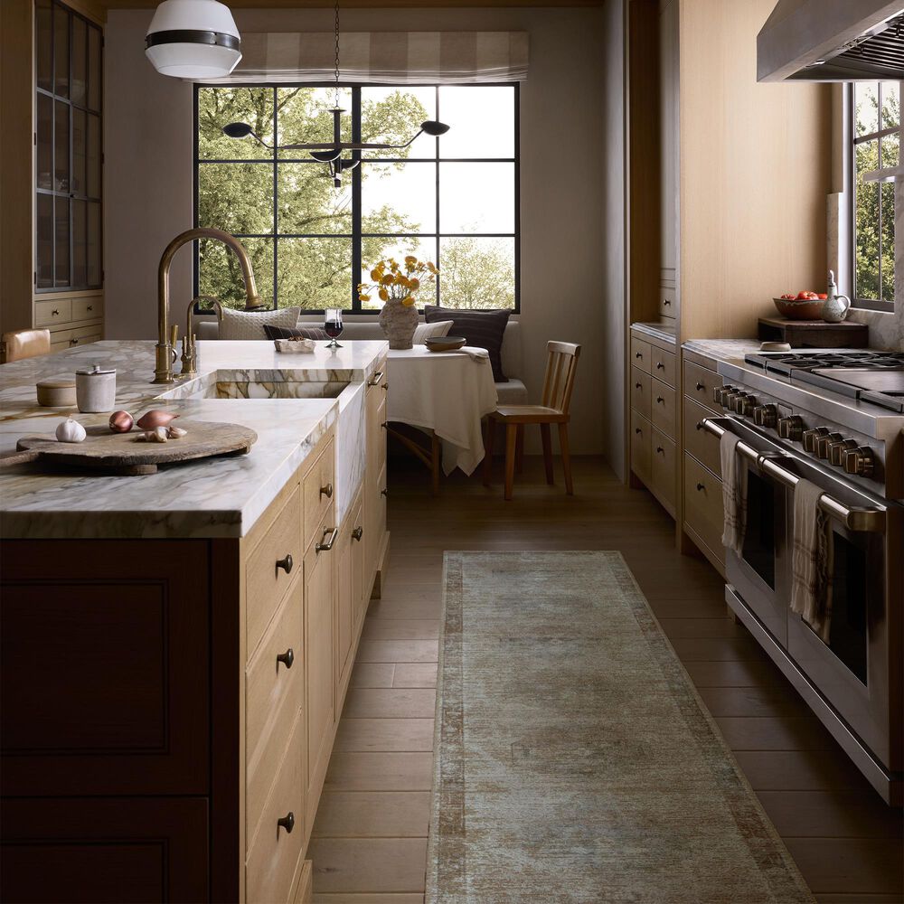 Amber Lewis x Loloi Cambria Mist and Natural 2' x 5' Runner, , large