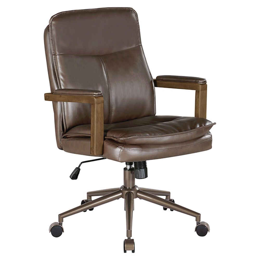 OSP Home Woodlands Office Chair in Chocolate, , large