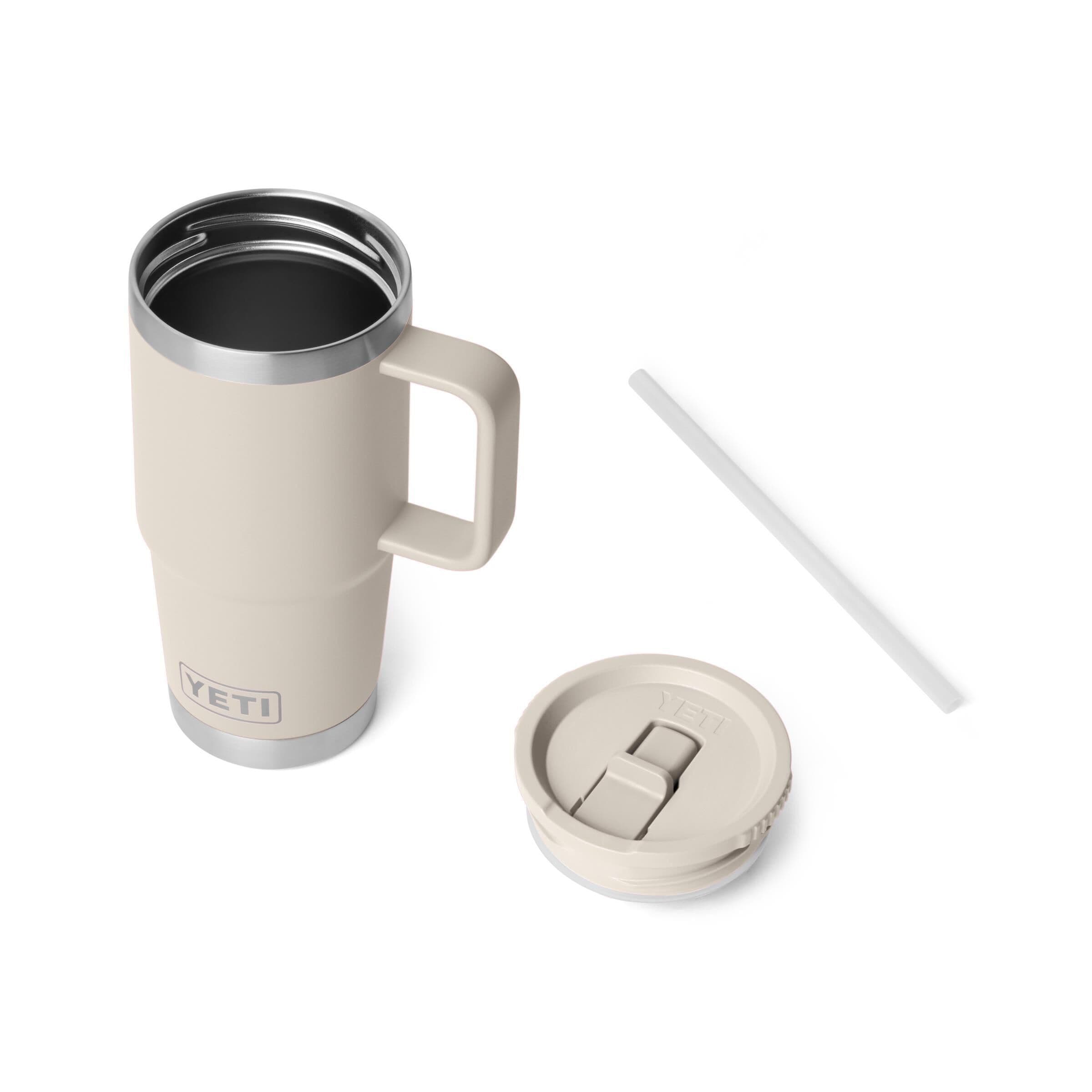YETI Rambler 20 Oz Travel Straw Mug with Color-Matched Straw Lid