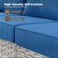 HOMLUX Outdoor Arm Chair in Navy Blue (Set of 2), , large