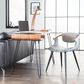 Lumisource Avery Writing Desk in Black, Walnut and Clear, , large
