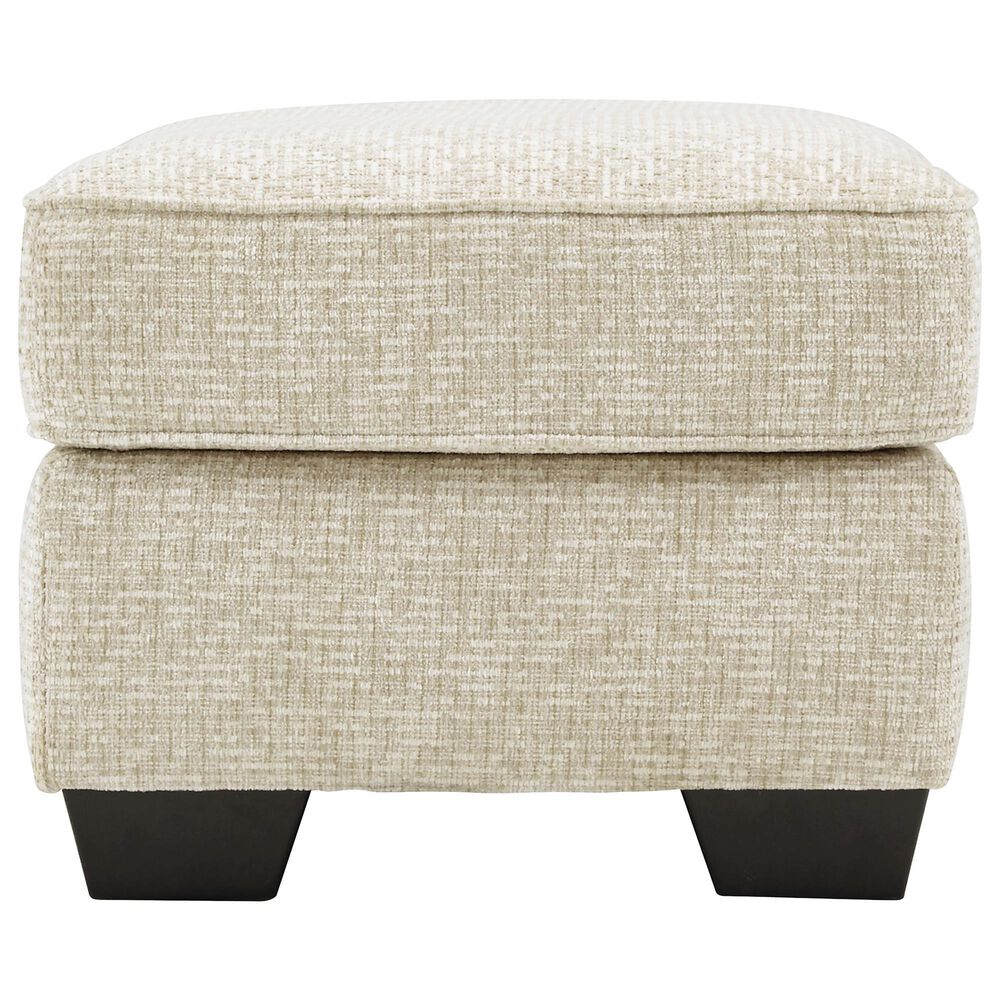 Signature Design by Ashley Haisley Standard Ottoman in Ivory, , large