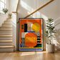 HOMLUX 24" x 18" Geometric Canvas Art in Multicolor, , large