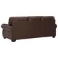 Ashley Colleton Stationary Sofa and Loveseat Set in Dark Brown, , large