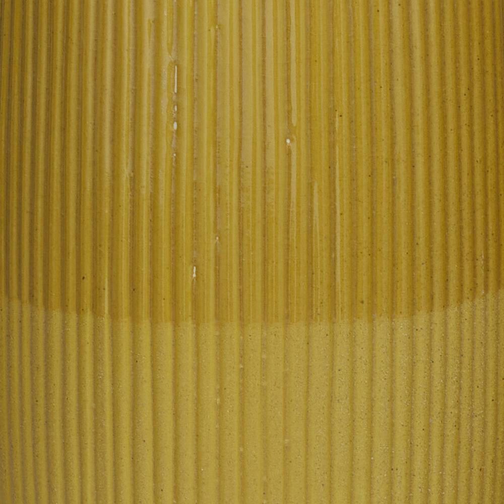 Maple and Jade 2-Piece Decorative Vase Set with Vertical Line Pattern in Polished Yellow, , large