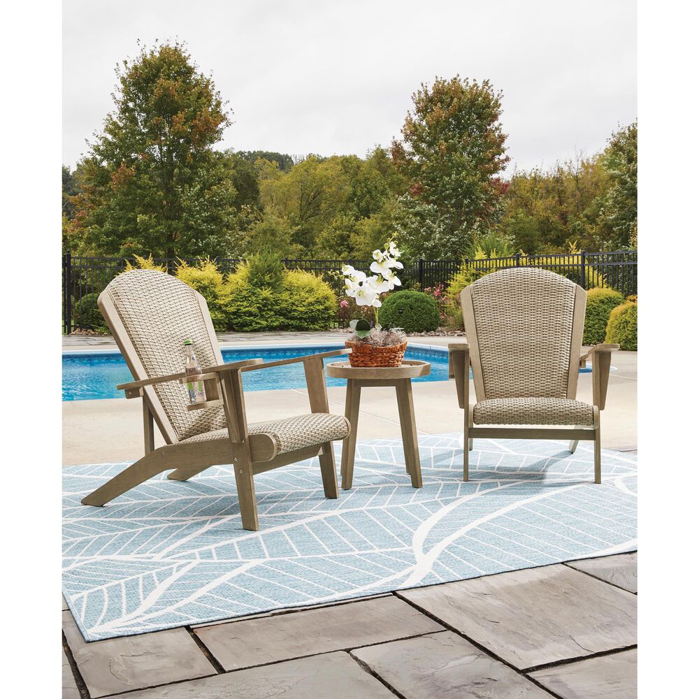 Ashley Marina Sun Patio Adirondack Chair in Beige, , large