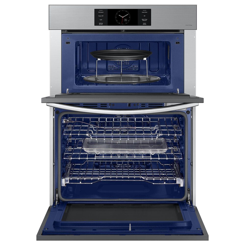 Samsung 2-Piece Kitchen Package with Bespoke 30" Combination Wall Oven and 30" Electric Cooktop in Stainless Steel, , large