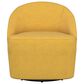 Coaster Leon Swivel Chair in Mustard Yellow, , large