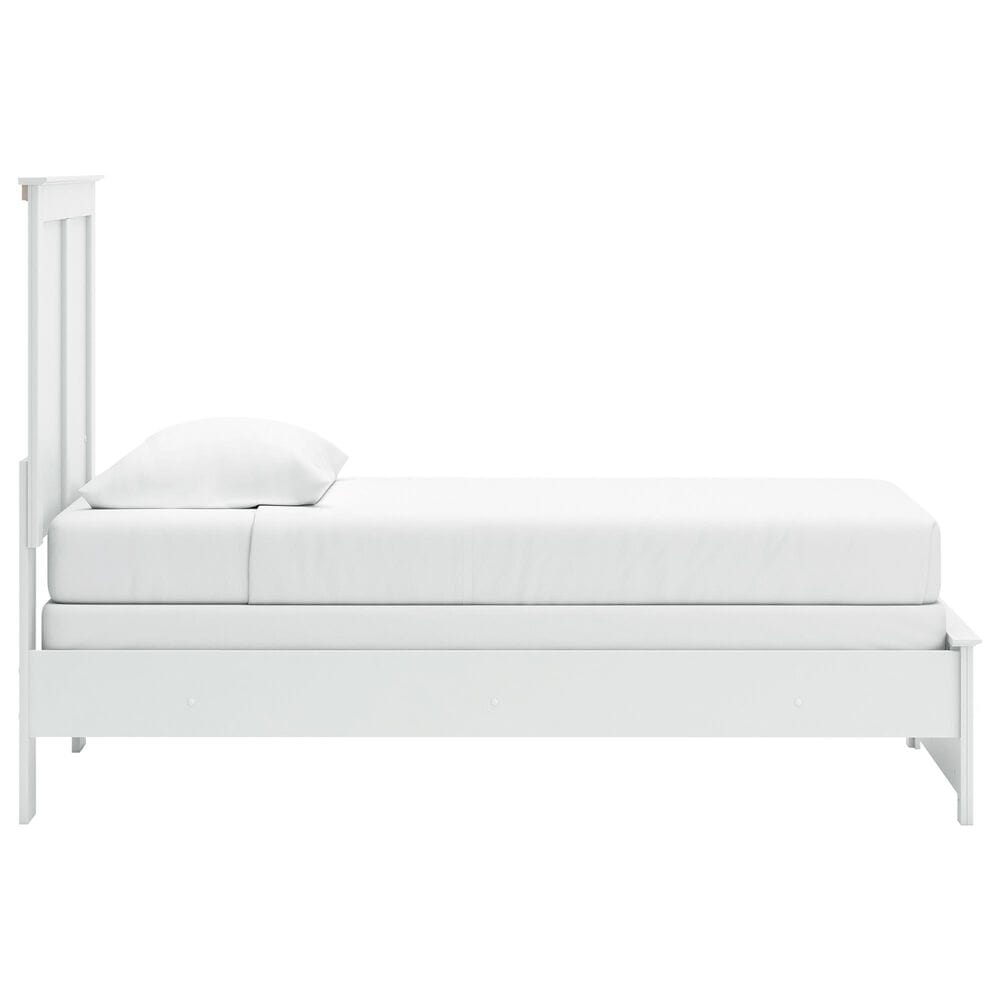 Ashley Bostwick Shoals 5-Piece Twin Panel Bedroom Set in White, , large