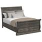 Mayberry Hill Park Ridge Queen Sleigh Storage Bed in Charcoal, , large