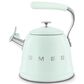 SMEG 2.3L Retro Style Electric Whistling Kettle in Pastel Green, , large
