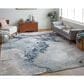 Feizy Astra 10" x 13"2" Gray and Navy Area Rug, , large