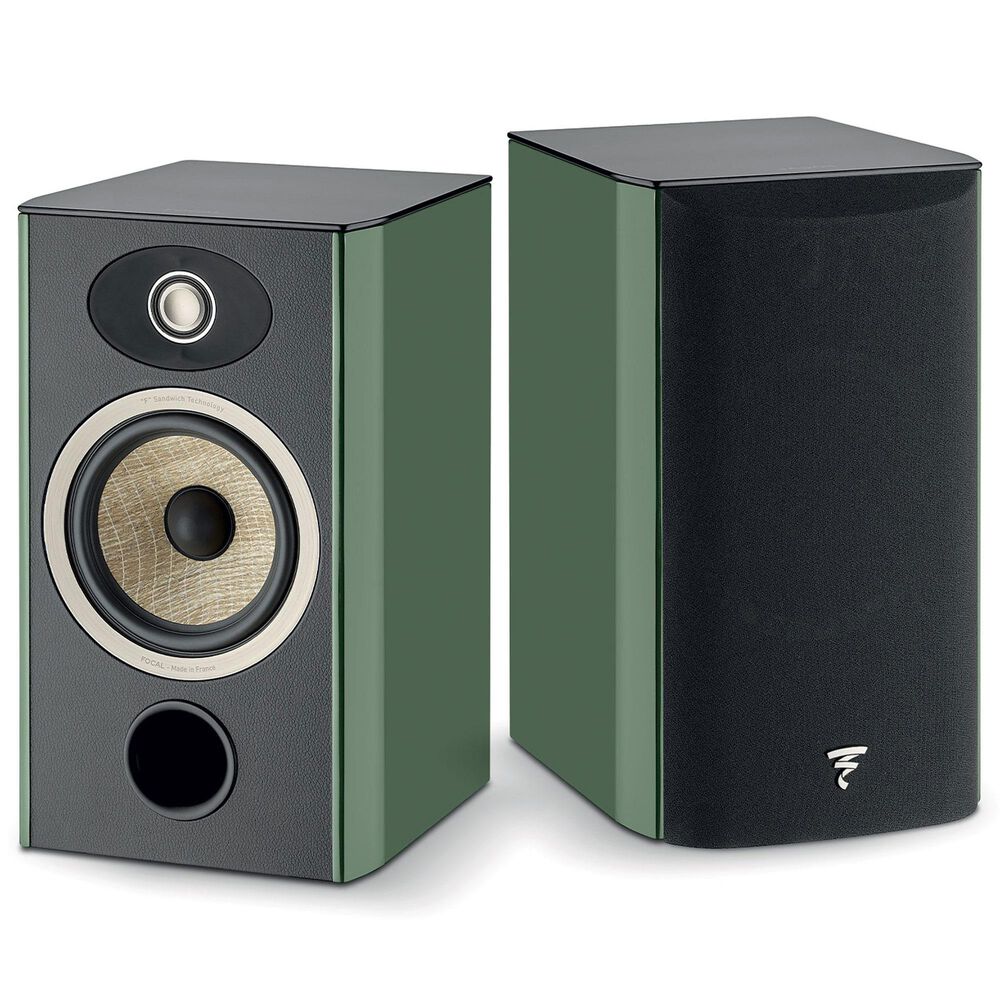 Focal Aria Evo 6.5&quot; N1 Bookshelf Speaker in Moss Green High Gloss, , large