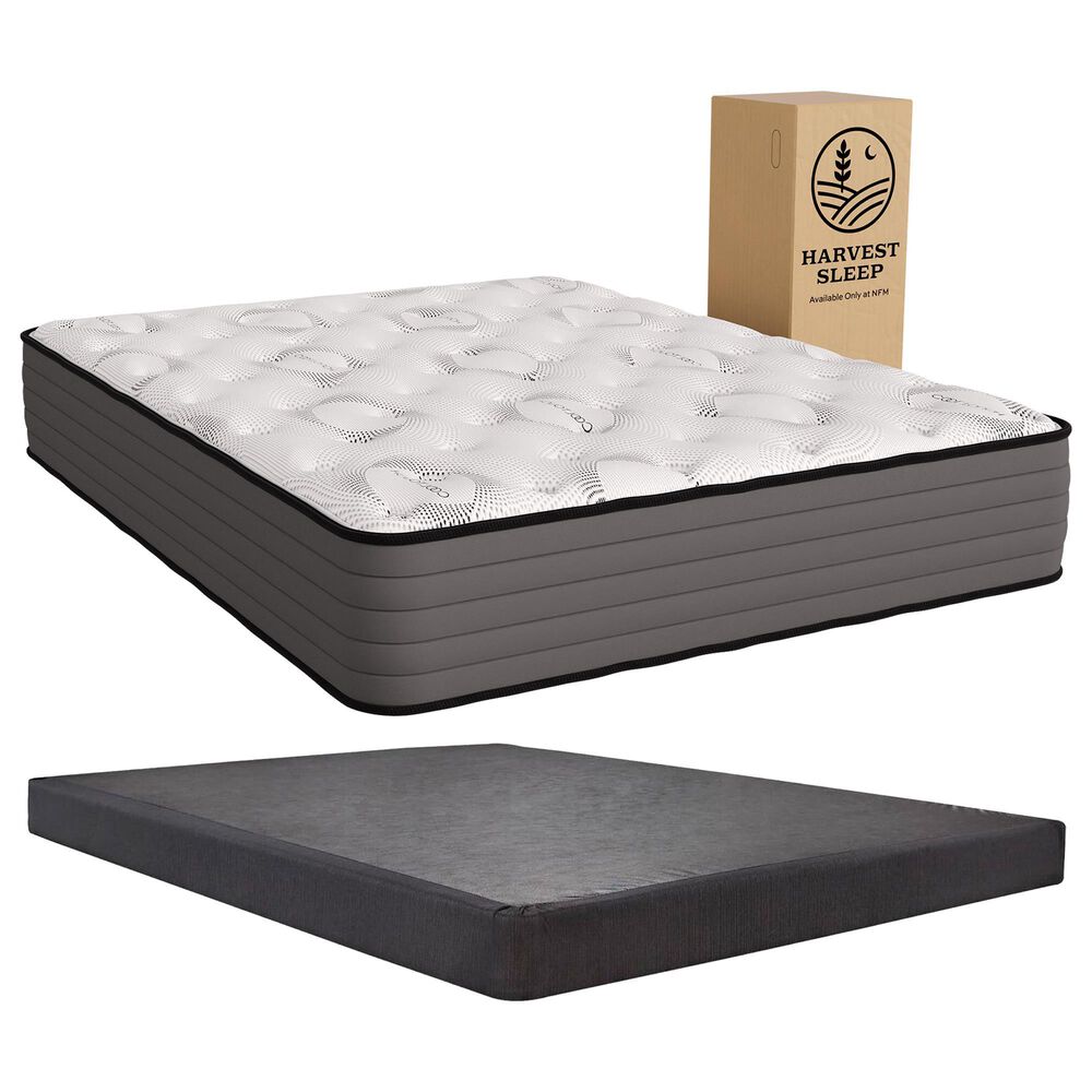 Harvest Sleep Iris Medium Full Mattress with Low Profile Box Spring, , large