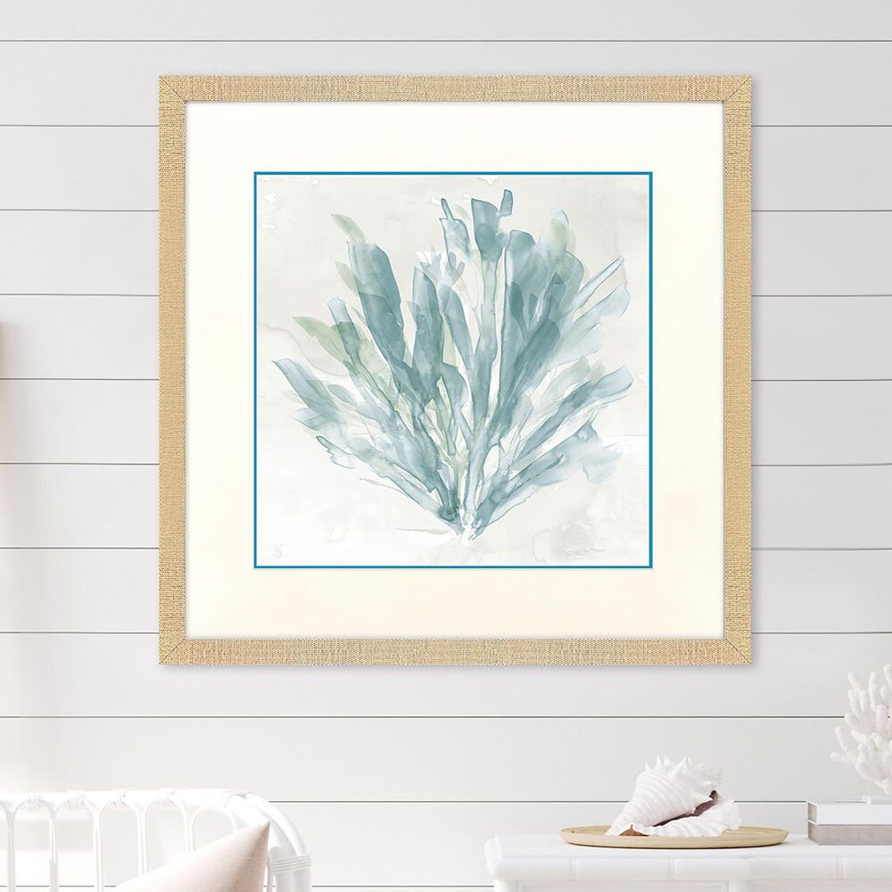 Paragon 30" Square Sea Coral I Wall Art in Blue, , large