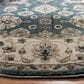 Safavieh Lyndhurst 7" Round Teal and Cream Area Rug, , large