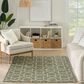 Nourison Horizon HOZ01 Green 10" x 14" Indoor/Outdoor Area Rug, , large