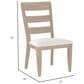Emerald Home Furnishings Pacific Grove Side Chair in Sand Dune (Set of 2), , large