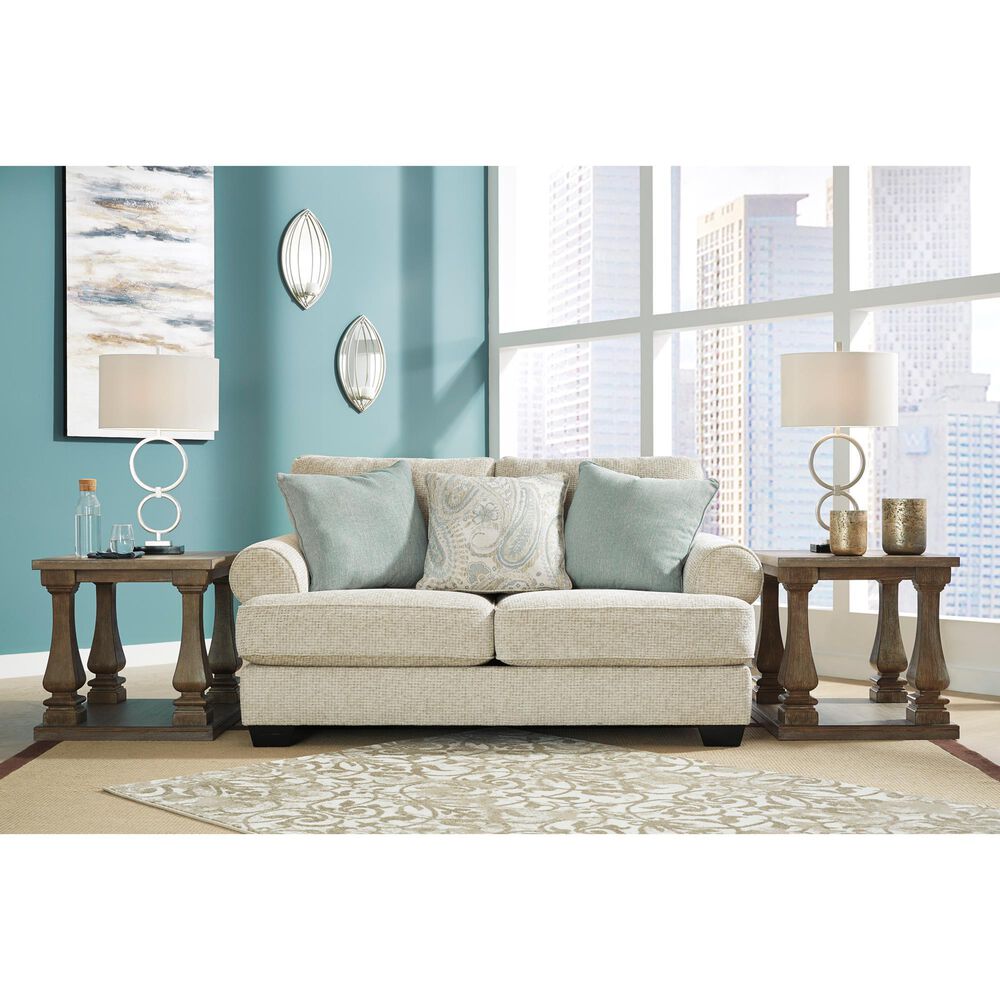 Ashley Monaghan Stationary Loveseat in Sandstone, , large