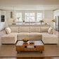 HOMLUX 6-Piece Mod Sectional with Ottomans in Beige, , large