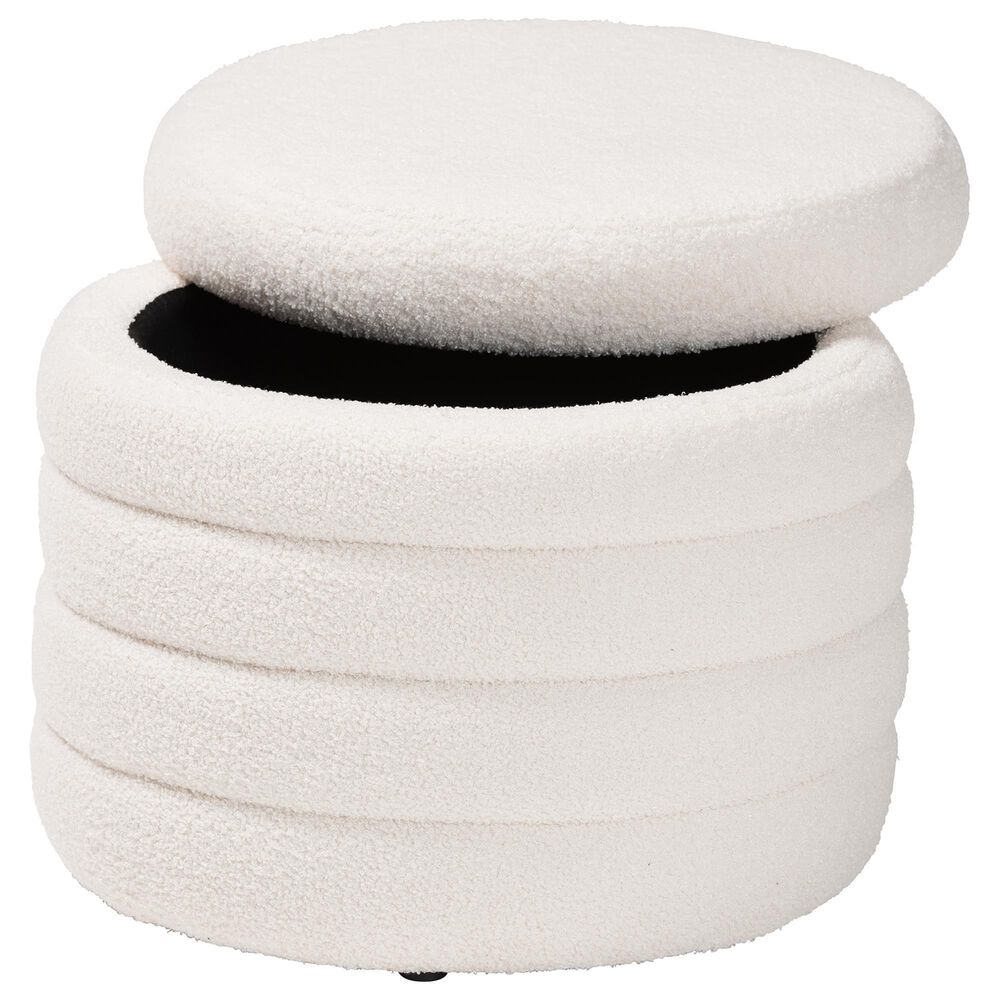 Baxton Studio Tabitha Storage Ottoman in Ivory, , large