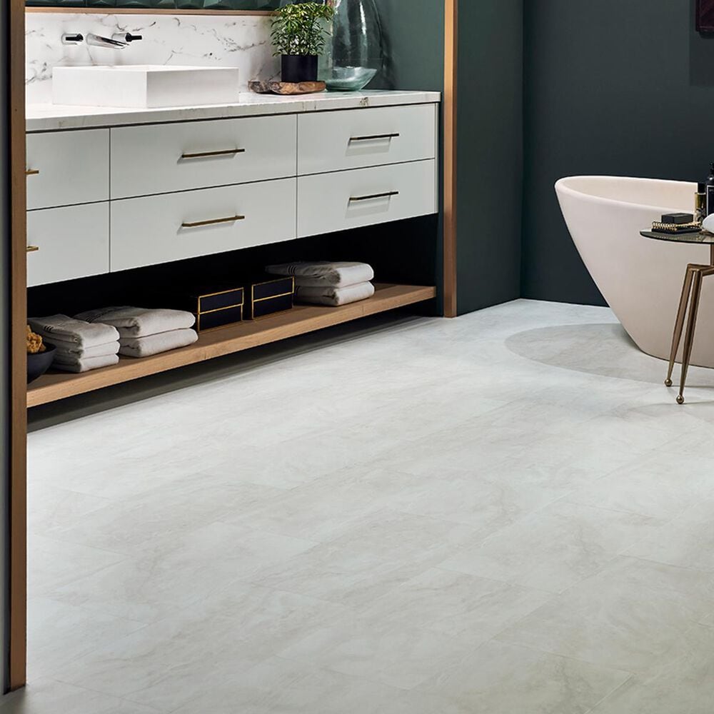 Mannington Flex Rectangles Vienna Alabaster 12&quot; x 24&quot; Luxury Vinyl Tile, , large