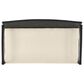 Dayton Noli 4-Piece Patio Conversation Set with Cream Cushion in Black, , large