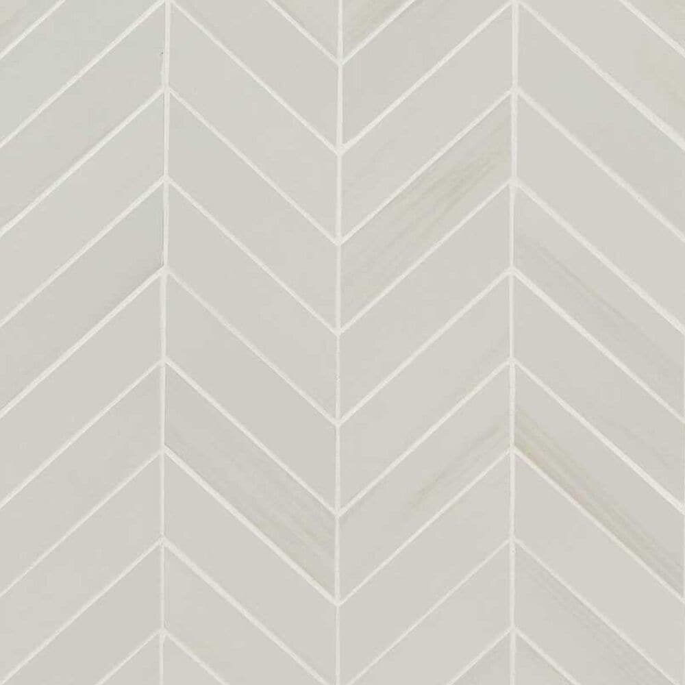 MS International Eden Dolomite 12" x 15" Mesh-Mounted Porcelain Mosaic Sheet, , large