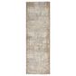 Nourison Rush 2"3" x 10" Ivory and Taupe Runner, , large